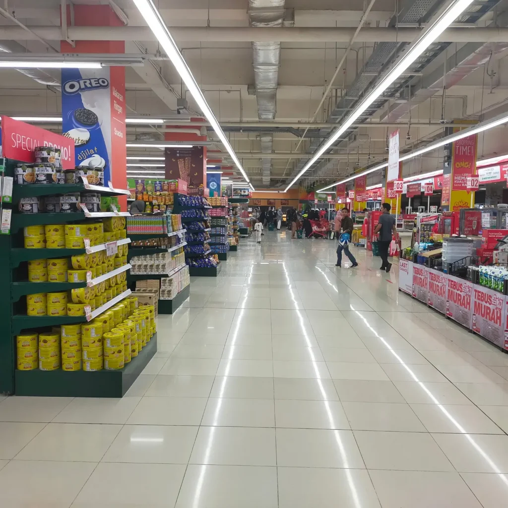 Halal drink in supermarket